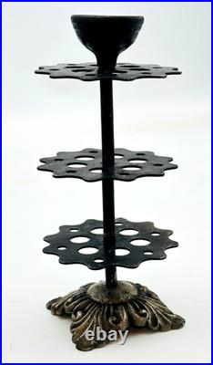 Rare Antique Steel Hatpin Holder Unique Design Interesting Collectible