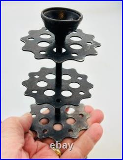 Rare Antique Steel Hatpin Holder Unique Design Interesting Collectible