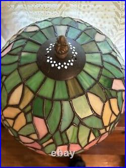 Rare Antique Tiffany 19 Tall Stained Glass Museum Lamp. CASH ONLY. Reduced $$