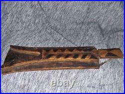 Rare Antique/Vintage Hand Fordged African Tribal Witch Doctors Knife Wood Sheath