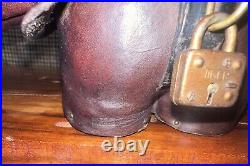 Rare Antique Vintage Leather Elephant Coin Bank Dimitri Omersa Made In England