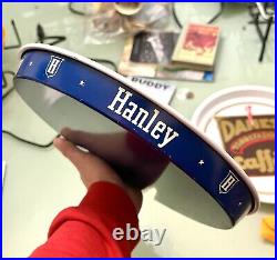 Rare Antique White & Blue 1953 Hanley Beer & Ale Beer Tray