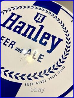 Rare Antique White & Blue 1953 Hanley Beer & Ale Beer Tray