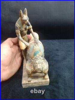 Rare Antiques Anubis statue God of the afterlife in the mummification process BC