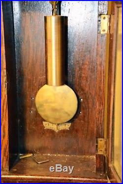 Rare Arthur Pequegnat Regulator No. 1. Antique Canadian Clock