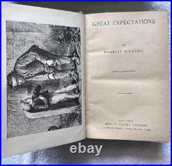 Rare Collection Of Charles Dickens Antique Books