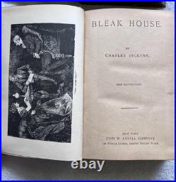 Rare Collection Of Charles Dickens Antique Books