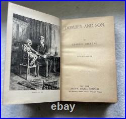 Rare Collection Of Charles Dickens Antique Books