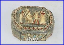 Rare Egyptian Antique Osiris Box Ancient Egyptian Mythology BC