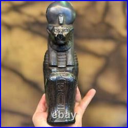 Rare Egyptian Antiques Black Statue for Sekhmet Goddess Of War Egypt Pharaonic