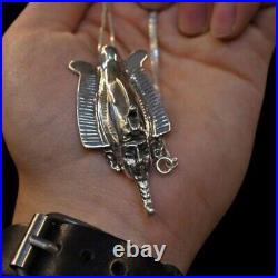 Rare Egyptian Antiques God Osiris as Amulet and Pendant Made Pure Silver? BC