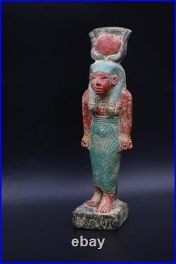 Rare Egyptian Antiques Of Antique Pharaonic Set Figurines Of Pharaohs Deities BC