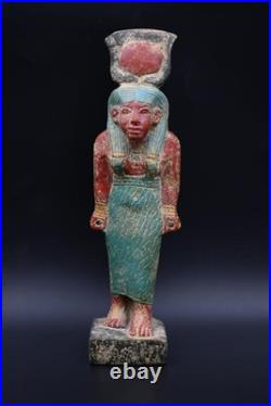 Rare Egyptian Antiques Of Antique Pharaonic Set Figurines Of Pharaohs Deities BC