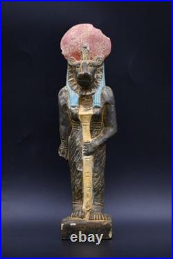 Rare Egyptian Antiques Of Antique Pharaonic Set Figurines Of Pharaohs Deities BC