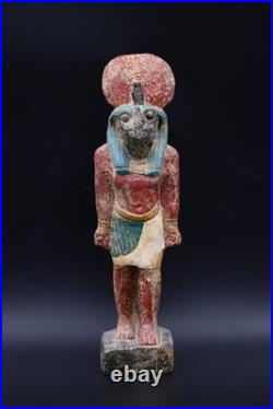 Rare Egyptian Antiques Of Antique Pharaonic Set Figurines Of Pharaohs Deities BC