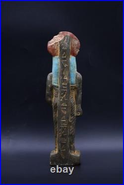 Rare Egyptian Antiques Of Antique Pharaonic Set Figurines Of Pharaohs Deities BC