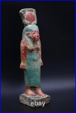 Rare Egyptian Antiques Of Antique Pharaonic Set Figurines Of Pharaohs Deities BC