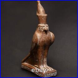 Rare Egyptian Antiques Statue God Horus as Falcon Bird Made Granite Egyptian BC