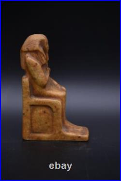 Rare Egyptian Antiquities Of Antiquity Pharaonic Statue Of Egyptian King Khafre