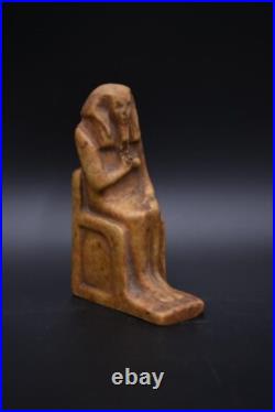 Rare Egyptian Antiquities Of Antiquity Pharaonic Statue Of Egyptian King Khafre