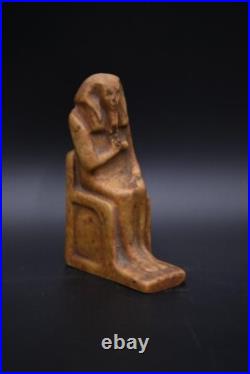 Rare Egyptian Antiquities Of Antiquity Pharaonic Statue Of Egyptian King Khafre
