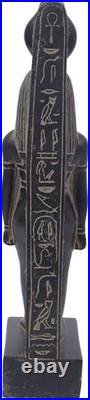Rare Egyptian Goddess Isis Statue, Antique Statue Isis basalt Motherhood Goddess