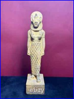 Rare Egyptian Statue God War Sekhmet Authentic Ancient Egyptian Antiquities BC