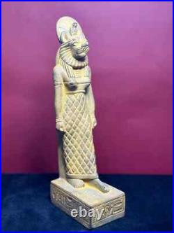 Rare Egyptian Statue God War Sekhmet Authentic Ancient Egyptian Antiquities BC