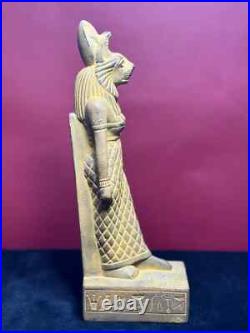 Rare Egyptian Statue God War Sekhmet Authentic Ancient Egyptian Antiquities BC