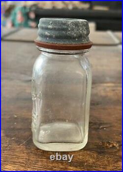 Rare One (1) Antique Miniature Salesman Sample Ball Perfect Mason Jar