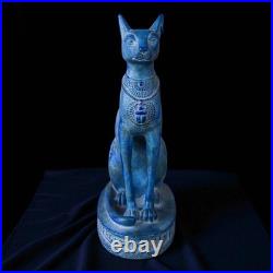 Rare Pharaonic Egyptian Bastet Ancient Antiques Goddess Rare Statue BC