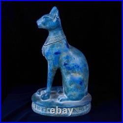 Rare Pharaonic Egyptian Bastet Ancient Antiques Goddess Rare Statue BC