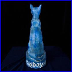 Rare Pharaonic Egyptian Bastet Ancient Antiques Goddess Rare Statue BC