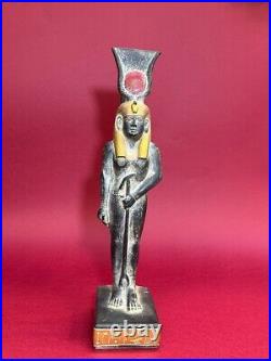 Rare Statue of Goddess Hathor Goddess of heaven Ancient Egyptian Antiquities