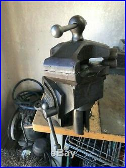 Rare antique Emmert machinist vise blacksmith patented swivel tool