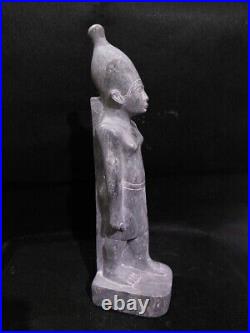 Rare figure Pharaoh King Amenhotep Statue Authentic Ancient Egyptian Artifact