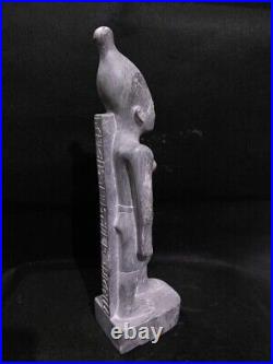 Rare figure Pharaoh King Amenhotep Statue Authentic Ancient Egyptian Artifact