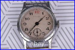 Red 12 Vintage Men's Watch POBEDA Rare Soviet Collectible 1MChZ Watch