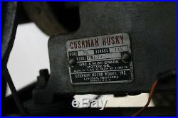 Red Cushman Allstate Sears Roebuck scooter antique, rupp husky 811.30 4.9hp