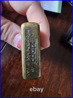 Red Dead Redemption 2 Official Zippo Antique Brass Design With Box Rockstar