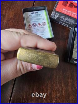 Red Dead Redemption 2 Official Zippo Antique Brass Design With Box Rockstar