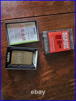 Red Dead Redemption 2 Official Zippo Antique Brass Design With Box Rockstar Red Dead Redemption 2 Official Zippo Antique Brass Design With Box Rockstar