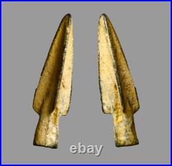 Roman Bronze Incendiary / Fire-Arrowhead (Phalarica or Malleolus Type) Antiquity