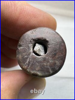 Roman Old King & Lion attack Jasper Stone Hunting Scene Intaglio Seal Bead