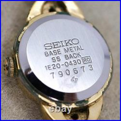 SEIKO Quartz Antique Watch with Stone Bracelet Tested Unique Collectible SEIKO Quartz Antique Watch with Stone Bracelet Tested Unique Collectible