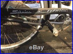Schwinn Typhoon Bicycle Bike / Antique / Black / Vintage /collectible Beautiful