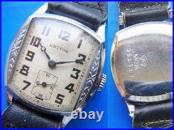 Seiko NATION Tonneau Dead Stock Rare Watch Collection Item Pre-war Antique