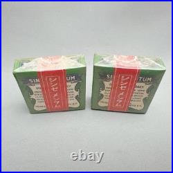 Showa Era Menthol Cans Set of 2 Unopened Vintage Retro Antique Collectible Showa Era Menthol Cans Set of 2 Unopened Vintage Retro Antique Collectible