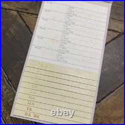 Showa Retro Antique Phonebook Vintage Japan 1990s Shabby Chic Collectible