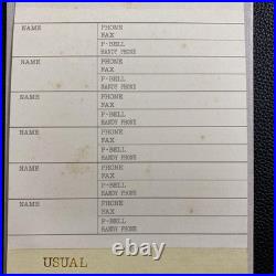 Showa Retro Antique Phonebook Vintage Japan 1990s Shabby Chic Collectible Showa Retro Antique Phonebook Vintage Japan 1990s Shabby Chic Collectible